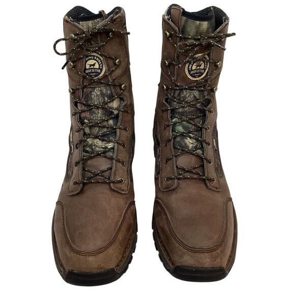 Red Wing Irish Setter Hunt 840 Havoc Mens 14 D Leather Camo Gore-Tex Boots Thin - Picture 2 of 16